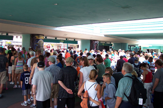 Disney World Waiting Line indoors